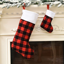 Load image into Gallery viewer, 1Pc New Year Christmas Stockings Socks Xmas Candy Gift Bag Fireplace Xmas Tree Decoration