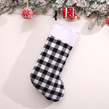 Load image into Gallery viewer, 1Pc New Year Christmas Stockings Socks Xmas Candy Gift Bag Fireplace Xmas Tree Decoration
