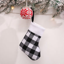 Load image into Gallery viewer, 1Pc New Year Christmas Stockings Socks Xmas Candy Gift Bag Fireplace Xmas Tree Decoration