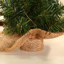 Load image into Gallery viewer, 20cm/30cm Mini Christmas Tree Gold Green Small Pine Tree Sisal Silk Cedar New Year Xmas Party Ornaments Navidad