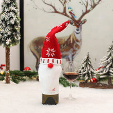 Load image into Gallery viewer, 1pc Christmas Wine Bottle Bag Faceless Doll Wine Bottle Cover Wine Bottle Bag Sleeve Xmas New Year Dinner Table Decoration