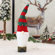 Load image into Gallery viewer, 1pc Christmas Wine Bottle Bag Faceless Doll Wine Bottle Cover Wine Bottle Bag Sleeve Xmas New Year Dinner Table Decoration