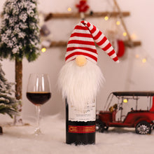 Load image into Gallery viewer, 1pc Christmas Wine Bottle Bag Faceless Doll Wine Bottle Cover Wine Bottle Bag Sleeve Xmas New Year Dinner Table Decoration