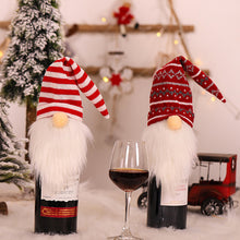 Load image into Gallery viewer, 1pc Christmas Wine Bottle Bag Faceless Doll Wine Bottle Cover Wine Bottle Bag Sleeve Xmas New Year Dinner Table Decoration