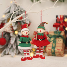 Load image into Gallery viewer, Christmas Decorations Cartoon Couple Belt Elf Doll Pendant Party Christmas Tree Pendant Scene Decoration Props