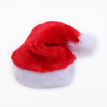 Load image into Gallery viewer, 1Pc Christmas Pet Hat Christmas Cat Dog Ornament Santa Claus Hat Winter Warm Xmas New Year Plush Cap Party Home Christmas Decoration