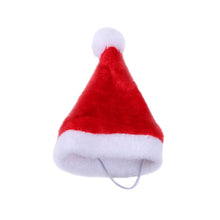Load image into Gallery viewer, 1Pc Christmas Pet Hat Christmas Cat Dog Ornament Santa Claus Hat Winter Warm Xmas New Year Plush Cap Party Home Christmas Decoration