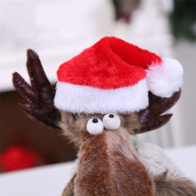 Load image into Gallery viewer, 1Pc Christmas Pet Hat Christmas Cat Dog Ornament Santa Claus Hat Winter Warm Xmas New Year Plush Cap Party Home Christmas Decoration