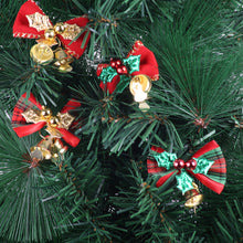 Load image into Gallery viewer, 4Pcs Mini Bows Christmas Tree Decorations Christmas Gifts Decorative Gift Box Accessories Christmas Bows Bells