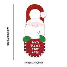 Load image into Gallery viewer, 1Pc Christmas Decorations for Home Christmas Door Hanging Pendants Santa Door Hanger for Christmas Home New Year 2024 Decoration