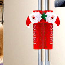 Load image into Gallery viewer, 1PC Christmas Refrigerator Door Handle Cover Kitchen Appliances Glove Protector Cover Christmas Decorations Home Decoration