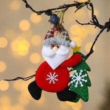 Load image into Gallery viewer, 1Pc Merry Christmas Ornaments Plush Doll Santa Claus Snowman Christmas Tree Pendant Doll Hang Decoration for Home Noel Natal Happy New Year
