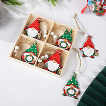 Load image into Gallery viewer, 12Pcs New Year 3D Christmas Ornament Wooden Hanging Pendants Star Xmas Tree Bell Christmas Tree Decorations For Home Navidad
