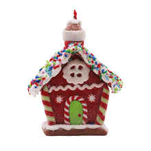 Load image into Gallery viewer, 1Pc Christmas Resin Mini House Miniature Village Building Xmas Decor Gift Christmas Decoration Navidad Noel