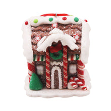 Load image into Gallery viewer, 1Pc Christmas Resin Mini House Miniature Village Building Xmas Decor Gift Christmas Decoration Navidad Noel