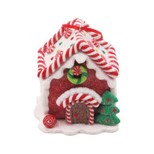 Load image into Gallery viewer, 1Pc Christmas Resin Mini House Miniature Village Building Xmas Decor Gift Christmas Decoration Navidad Noel