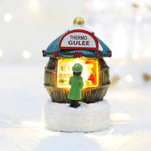Load image into Gallery viewer, 1Pc Creative Luminous Castle House Ornament Christmas Decorations Resin Houses Small Night Lights Xmas Kids Gifts Christmas Decor