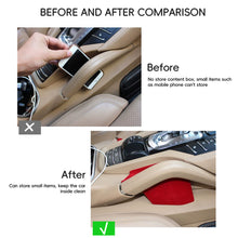 Load image into Gallery viewer, 2Pcs Car Interior Center Console Gap Armrest Holder Organizer Container Pocket Storage Box Holder For Porsche Cayenne 2011-2018