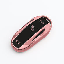 Load image into Gallery viewer, Soft TPU Durable Car Key Case Shell Remote Control Protect Holder Cover 3 Buttons Accessories For Tesla Model 3 Model Y Model X Model S