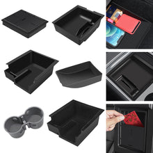 Load image into Gallery viewer, Car Console Storage Box Center Armrest Hidden Box Cup Holder Organizer Box Accessories For Tesla Model 3 2022 Model Y 2023