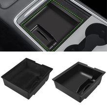 Load image into Gallery viewer, Car Console Storage Box Center Armrest Hidden Box Cup Holder Organizer Box Accessories For Tesla Model 3 2022 Model Y 2023