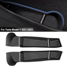 Load image into Gallery viewer, 2Pcs/4Pcs Car Door Side Storage Box Front Back Door Handle Armrest Tray Organizer for Tesla Model Y 2021-2023