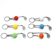 Load image into Gallery viewer, Lightweight Golf Ball Pendant Keychain Fashionable Split Keyring for Sport Lovers Handbag Car Key Holder Pendant Toys Gifts