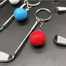 Load image into Gallery viewer, Lightweight Golf Ball Pendant Keychain Fashionable Split Keyring for Sport Lovers Handbag Car Key Holder Pendant Toys Gifts