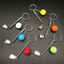 Load image into Gallery viewer, Lightweight Golf Ball Pendant Keychain Fashionable Split Keyring for Sport Lovers Handbag Car Key Holder Pendant Toys Gifts