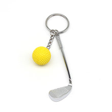 Load image into Gallery viewer, Lightweight Golf Ball Pendant Keychain Fashionable Split Keyring for Sport Lovers Handbag Car Key Holder Pendant Toys Gifts