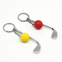 Load image into Gallery viewer, Lightweight Golf Ball Pendant Keychain Fashionable Split Keyring for Sport Lovers Handbag Car Key Holder Pendant Toys Gifts