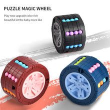Load image into Gallery viewer, 3D Cylinder Cube Toy Magical Bean Gyro Rotate Slide Puzzle Games Innovative Relieve Stress Children Educational Montessori Toys Gift