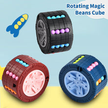 Load image into Gallery viewer, 3D Cylinder Cube Toy Magical Bean Gyro Rotate Slide Puzzle Games Innovative Relieve Stress Children Educational Montessori Toys Gift