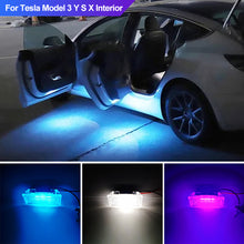 Load image into Gallery viewer, Car LED Luggage Compartment Lamps Trunk Light Frunk Door Puddle Foot-Well Lights For Tesla Model 3 Y S X Interior