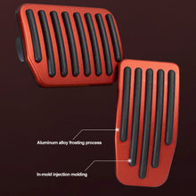 Load image into Gallery viewer, 2Pcs Car Foot Pedal Pads Accelerator Gas Fuel Brake Pedal Rest Pedal Mat Cover Aluminum Alloy Accessories For Tesla Model 3 Y