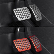 Load image into Gallery viewer, 2Pcs Car Foot Pedal Pads Accelerator Gas Fuel Brake Pedal Rest Pedal Mat Cover Aluminum Alloy Accessories For Tesla Model 3 Y