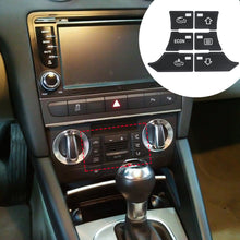Load image into Gallery viewer, Car Air Condition Dashboard A/C Button Stickers Kit Dash Climate Control Switch Sticker Decals for AUDI A3 8P 2003-2012