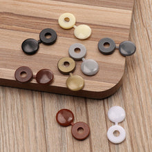 Load image into Gallery viewer, 100pcs Nuts Cover Bolts Fold Snap Protective Cap For Wall Furniture Plastic Screw Cap Decorative Button Hardware Screw Cover