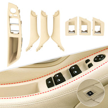 Load image into Gallery viewer, 7Pcs Left LHD Car Interior Drive Door Armrest Panel Trim Pull Handle Set Decorative Cover For BMW 5 Series F10 F18 2010-2016