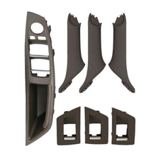 Load image into Gallery viewer, 7Pcs Left LHD Car Interior Drive Door Armrest Panel Trim Pull Handle Set Decorative Cover For BMW 5 Series F10 F18 2010-2016