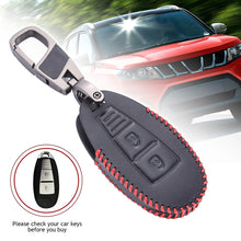 Load image into Gallery viewer, 2 Button Car Leather Remote Key Case Cover Shell Fob For Suzuki Vitara Swift Ignis Kizashi SX4 Baleno Ertiga 2016 2017 2018 2019