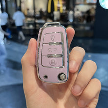 Load image into Gallery viewer, Car Folding Key Cover Case Shell Fob For Audi A1 A3 8P A4 A5 A6 C7 A7 S3 S7 S8 R8 Q2 Q3 Q5 Q7 Q8 SQ5 C5 C6 TT RS3 RS6 Accessories