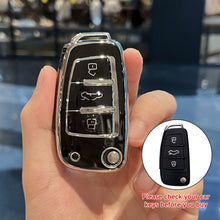 Load image into Gallery viewer, Car Folding Key Cover Case Shell Fob For Audi A1 A3 8P A4 A5 A6 C7 A7 S3 S7 S8 R8 Q2 Q3 Q5 Q7 Q8 SQ5 C5 C6 TT RS3 RS6 Accessories