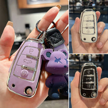 Load image into Gallery viewer, Car Folding Key Cover Case Shell Fob For Audi A1 A3 8P A4 A5 A6 C7 A7 S3 S7 S8 R8 Q2 Q3 Q5 Q7 Q8 SQ5 C5 C6 TT RS3 RS6 Accessories