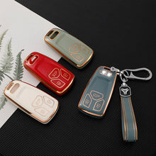 Load image into Gallery viewer, Car Remote Key Case Cover Protector Shell Fob Keyless TPU For Audi A4 B9 A5 A6 8S 8W Q5 Q7 4M S4 S5 S7 TT TTS TFSI RS