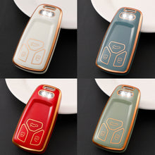 Load image into Gallery viewer, Car Remote Key Case Cover Protector Shell Fob Keyless TPU For Audi A4 B9 A5 A6 8S 8W Q5 Q7 4M S4 S5 S7 TT TTS TFSI RS