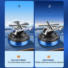 Load image into Gallery viewer, Mini Solar Car Air Freshener Interior Fragrance Helicopter Ornaments Decor Decoration Rotating Aroma Diffuser for Home Office