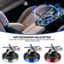 Load image into Gallery viewer, Mini Solar Car Air Freshener Interior Fragrance Helicopter Ornaments Decor Decoration Rotating Aroma Diffuser for Home Office