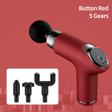 Load image into Gallery viewer, Portable Fascia Gun Electric Massager Deep Muscle Massage Gun Pistol for Body Neck Back Vibration Slimming Relaxation Pain Relief