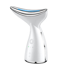 Load image into Gallery viewer, LED Photon Therapy Electric Neck Lifting Massager EMS Vibration Beauty Machine Anti Wrinkle Multi-Functional Neck Face Beauty Devices
